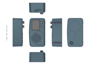 Radio numérique de style rétro avec fonction FM, batterie rechargeable, haut-parleur intelligent pour usage domestique - Product Image 6