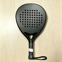 Raquette de tennis en fibre de carbone 12K, 16 mm, légère, raquette de tennis de plage, entraînement, personnalisation OEM ODM