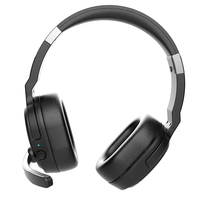 Auriculares inalámbricos 2 en 1 para camionero, cascos con Bluetooth, cancelación de ruido y larga duración de batería, cómodos y desmontables