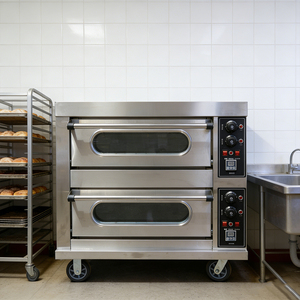 Horno Multifuncional Duradero con Protección Contra Sobrecalentamiento, Horno Doméstico y Comercial de 220V, <span class=keywords><strong>Mini</strong></span> Máquina para Hornear con Temporizador - Product Image 3