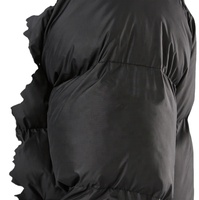 Manteau chaud et doux en nylon 100% de haute qualité avec logo personnalisé, nouveau design, nouvelles vestes matelassées pour hommes en grande taille, manteau d'hiver tendance