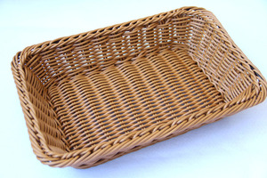 Scatola di conservazione per <span class=keywords><strong>pane</strong></span> Snack alla frutta vassoio da portata rettangolare in Rattan cesto di vimini intrecciato in <span class=keywords><strong>plastica</strong></span> - Product Image 6