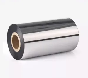 Wax based mixed base carbon tape roll 110 * 300 resin based self-adhesive label paper heat transfer barcode printer ribbon