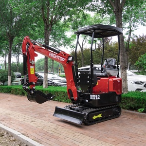<span class=keywords><strong>Mini</strong></span>-excavatrice compacte HT12G, excavatrice hydraulique sur chenilles pour les projets de travaux lourds et de terrassement léger dans les jardins, vergers et fermes. - Product Image 3