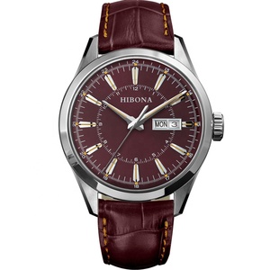Relojes de negocios mecánicos de marca de lujo de alta calidad para hombres Estilo de moda chapado en oro con diseño chino - Product Image 5