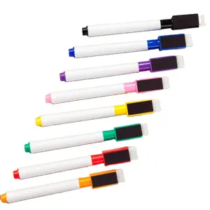 Whiteboard-Stift Magnet Dry Erase Marker Tinten markierung stift magnetischer Whiteboard-Radiergummi