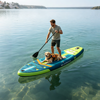Planche à pagaie gonflable pour adultes 11' x 33'', SUP de randonnée stable de 335 cm, épaisseur de 6 pouces, planche rigide en DWF, 15 PSI, ultra-résistante