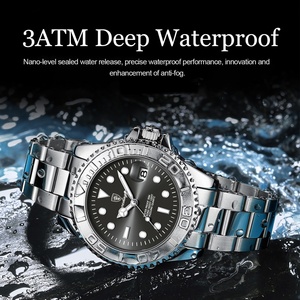 POEDAGAR 680 Luxury Men's Quartz <b>Watches</b> Business Sports Waterproof Luminous Date Stainless Steel Case Alloy Fashion Pointer - Product Image 4