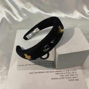 طوق شعر نسائي بتصميم جديد على شكل نحلة مع تاج عالي، ربطة شعر إسفنجية بتصميم جنية صغيرة لغسل الوجه في الصيف، مشبك شعر - Product Image 3