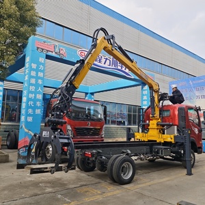 <span class=keywords><strong>Camion</strong></span>-grue d'<span class=keywords><strong>occasion</strong></span> avec moteur Weichai, grue à flèche articulée hydraulique, hauteur de levage de 18 m, moment de levage de 30 t.m pour la construction - Product Image 6