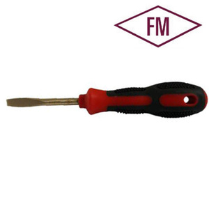 Destornillador Ranurado Antichispas de Cobre Berilio de Grado Industrial X-spark, Antimagnético, Certificado ISO 2380, Herramientas Laminadas en Frío - Product Image 4
