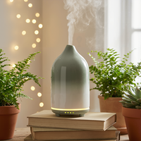 Nouvel Arrivage 2026 – Diffuseur d'Huiles Essentielles en Céramique Effet Pierre avec Modes de Minuterie Multiples, Logo Personnalisé, Prix Usine