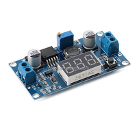 Module d'alimentation avec affichage voltmétrique LM2596S, module d'alimentation abaisseur réglable DC-DC 2596