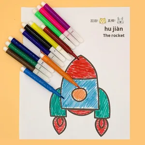 Stylos mini aquarelle <span class=keywords><strong>YEKO</strong></span> pour enfants, 6 couleurs, modèle YK0129, fournitures de dessin en gros, jouets, ensemble de stylos - Product Image 3