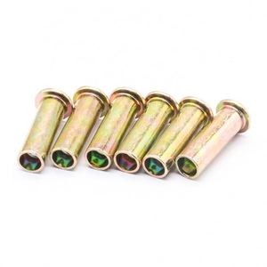 Rivets semi-tubulaires de marque Saitong, fabriqués en Chine, tête plate, couleur standard, plaqués zinc, certifiés ISO, pour usage industriel - Product Image 4