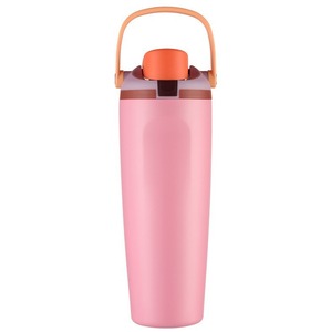 Vaso Térmico Portátil de 30oz para Frutas, Deportes al Aire Libre, con Aislamiento al Vacío, Tapa Abatible, Doble Boca, Botella de Agua de Acero Inoxidable - Product Image 5