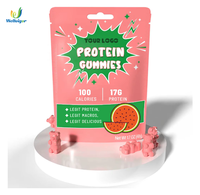 Gomitas de Proteína de Sandía, 17g de Aislado de Proteína de Suero para Desarrollo Muscular, Recuperación Post-Entrenamiento, Suplemento Energético