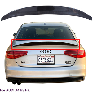 For B8 Sedan Style Carbon Fiber Rear Spoiler Trunk Wing 2008-2011 - Product Image 1