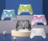 Control Inalámbrico BT para Juegos con Batería Integrada de 600 mAh, Panel Magnético RGB, Autoprogramable para Switch, Steam y Consolas de Juegos