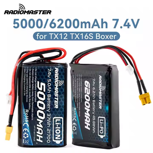 7,4 В 2S 5000mah 37wh Lipo батарея для радиомастера TX16S TX18S пульт дистанционного управления JST Plug - Product Image 3