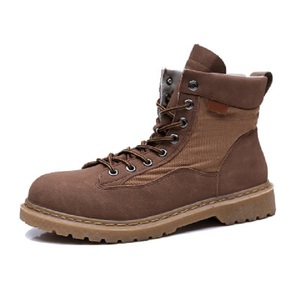2020 nouvelles chaussures Hommes avec <span class=keywords><strong>tige</strong></span> en cuir et <span class=keywords><strong>à</strong></span> lacets d'escalade en plein air bottes en cuir véritable lacets - Product Image 1