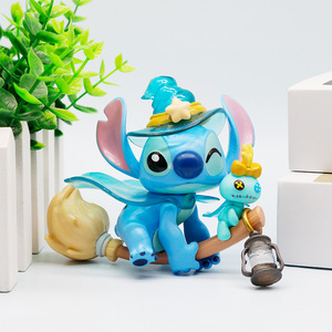 Alta calidad PVC Anime 10cm modelo caja ciega Weird Diary 2,0 colección <span class=keywords><strong>Lilo</strong></span> y Stitch figuras de acción de juguete para chico regalo de Navidad - Product Image 6