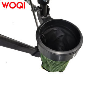 เก้าอี้ชายหาดพับได้ Woqi สีเขียวมะกอก พร้อมที่วางแก้ว ขนาด 60x60x95 ซม. - Product Image 4