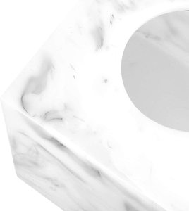 Cubierta de Caja de Pañuelos de Resina Personalizada, Dispensador de Pañuelos Faciales de Papel Cuadrado Moderno, Estuche de Poliresina, Soporte Magnético para Pañuelos - Product Image 5