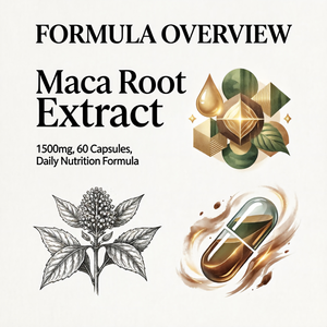 Capsules de racine de Maca OEM ODM, HACCP ISO22000, 60 capsules, 1500 mg par portion, 3 capsules par jour, à base de plantes - Product Image 2