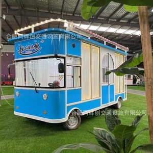 Food Truck Capsule Style Moderne 4 Roues Corps en Acier Inoxydable Alimentation Intégrée Utilisation Extérieure Montage Facile Espace de Préparation - Product Image 2