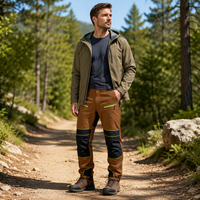 Vêtements de travail de sécurité réfléchissants doublement réfléchissants orange fluorescent et bleu marine sur mesure en gros, veste et pantalon réfléchissants OEM haute visibilité