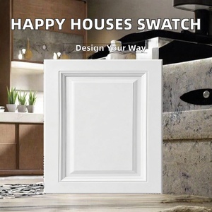 ประตูตู้ครัวไม้แท้แบบคลาสสิก Happy Houses สำหรับห้องน้ำ วิลล่า อพาร์ทเมนท์ และห้างสรรพสินค้า พร้อมตัวอย่างฟรี CAD ทั่วโลก - Product Image 4