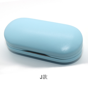 Đen Seashell cổ điển bán cứng Kính Mắt kính mát trường hợp sang trọng PU da dây kéo trường hợp với biểu tượng tùy chỉnh kính bao bì hộp - Product Image 5