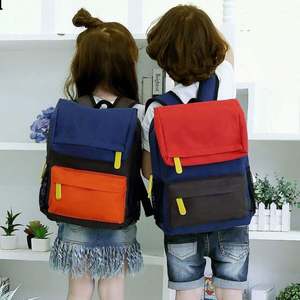 OEM Custom Fashion Kids School <b>Backpack</b> <b>With</b> Zipper Closure Waterproof Oxford Personalized Logo Student Bag - Product Image 6