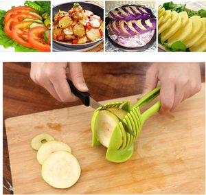 Gadget de cuisine multifonctionnel manuel pour couper les tomates, les citrons et les fruits et légumes, avec support inclus - Product Image 5