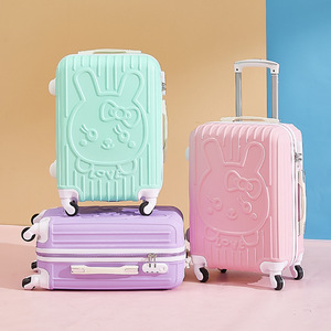 Nouvelle Valise à Roulettes Unisexe en ABS, Motif Lapin de <span class=keywords><strong>Dessin</strong></span> <span class=keywords><strong>Animé</strong></span> en Forme de Cœur, Roues Omnidirectionnelles, Serrure à Combinaison, 20 Pouces, Modèle 2026 - Product Image 3