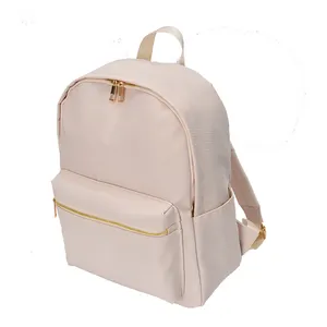 Sun Clover In Stock 13 Inch And 15 Inch Nylon School Bag Backpack With Glitter Varsity Letters Patches