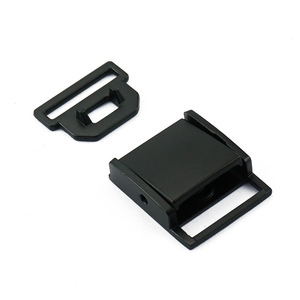 Hebilla de liberación lateral de 18 mm, aleación de zinc, negra, duradera, para bolsos, resistente al desgaste, K573 - Product Image 2