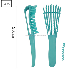 Cepillo y alisador de <span class=keywords><strong>pelo</strong></span> desenredante personalizado al por mayor mejor para cabello húmedo y seco iónico con paleta de ventilación hecha de nailon - Product Image 1