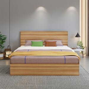 Modern MDF Wooden <strong>Bed</strong> <strong>Frame</strong> for <strong>King</strong> <strong>Size</strong> Double Queen <strong>with</strong> <strong>Drawers</strong> Home Furniture Panel Style for Bedroom Use - Product Image 4