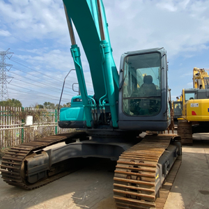 A Used Second-hand Excavator <b>Earth</b>-<b>moving</b> <b>Machinery</b> KOBELCO SK350D for Sale - Product Image 1