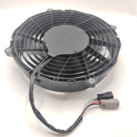 Ventola di Raffreddamento Elettrica 510-8095 per Escavatore Caterpillar 320 352 320GC 323GC 323, Ventola Assiale a 7 Pale 24V per Raffreddamento Motore