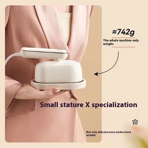 2024 nueva máquina de planchar a vapor portátil de mano pequeña plancha eléctrica con placas de aluminio Handy <span class=keywords><strong>Gadjet</strong></span> para el dormitorio del hogar - Product Image 5