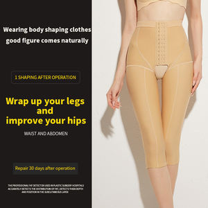 <span class=keywords><strong>Liposucción</strong></span> Etapa 1 <span class=keywords><strong>Abdominal</strong></span> Body Shaper Pantalones Control de barriga Leggings Post Cirugía Prendas de compresión Fajas Pantalón - Product Image 5