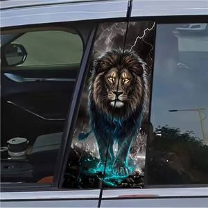 Autocollants 3D pour montants de fenêtre de voiture Dragon Chinois, <span class=keywords><strong>film</strong></span> protecteur auto-adhésif en PVC imperméable et anti-rayures pour montant B, garantie 1 an pour la plupart des véhicules - Product Image 5