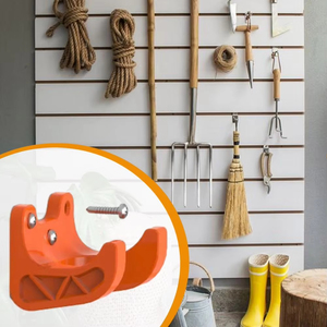 Support mural en plastique LM LM25535 de 6 cm pour outils de jardin, organisateur peu encombrant pour pelles et bêches, idéal pour jardin, cour, abri de jardin et garage - Product Image 4