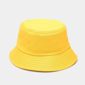 Sombrero de Sol Casual Plegable de Algodón de Color Liso Tipo Cubo Unisex con Bordado para Cuatro Estaciones al por Mayor - Product Image 4