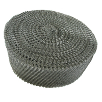 Maille tricotée en acier inoxydable de 5 po x 32 pi pour filtre gaz-liquide, contrôle des parasites, escargots/serpents/rats, service de découpe disponible