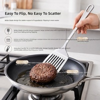 Cuillère à pâtes et soupe personnalisée, écumoire, spatule, spatule ajourée, ustensiles de cuisine en acier inoxydable 201