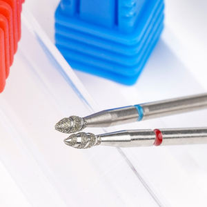 Gran oferta, brocas para uñas de diamante con forma de llama pequeña, ranura de enfriamiento, <span class=keywords><strong>tratamiento</strong></span> de callos seguro y sin escaldado - Product Image 2